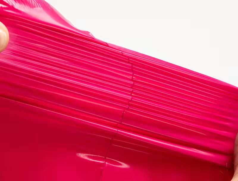 历城玫红色快递袋-05